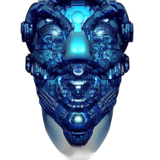 robot, mask, face, jewelry transparent PNG cut-out