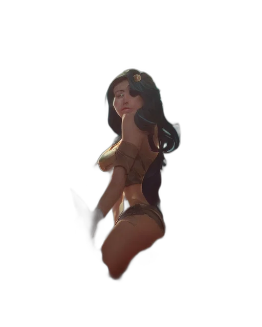 dress, creature, concept art, pixel art transparent PNG cut-out