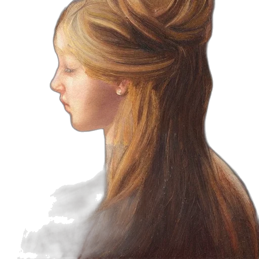 hair, face, crown, dress transparent PNG cut-out
