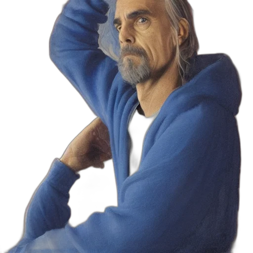 jacket, face, robot, staff transparent PNG cut-out