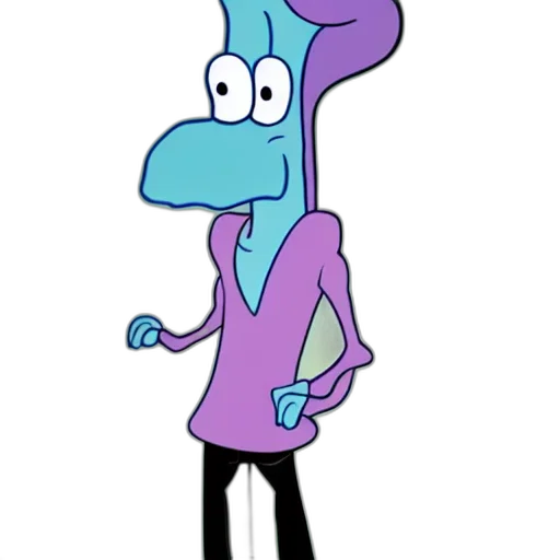 jacket, staff, hat, creature transparent PNG cut-out