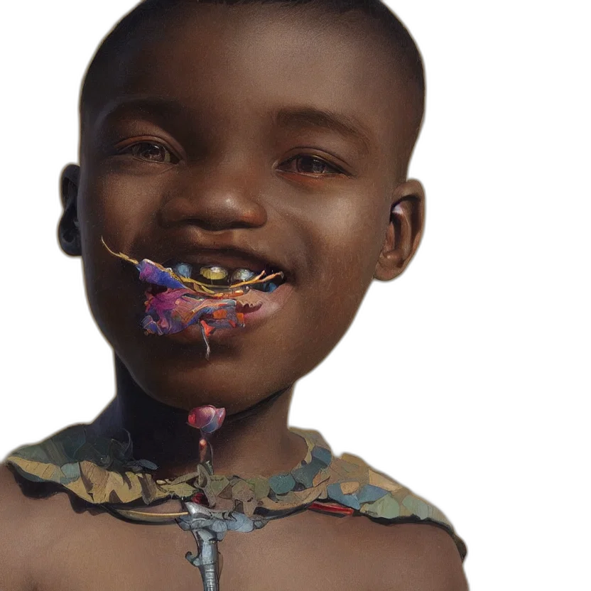 face, jewelry, mask, creature transparent PNG cut-out