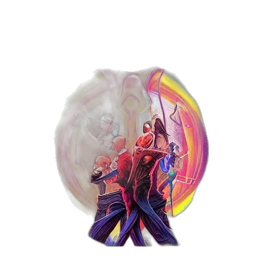 umbrella, mask, weapon, staff transparent PNG cut-out