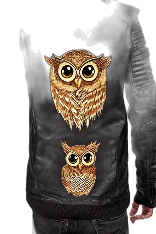 jacket, 3d render, photorealistic, fantasy art transparent PNG cut-out