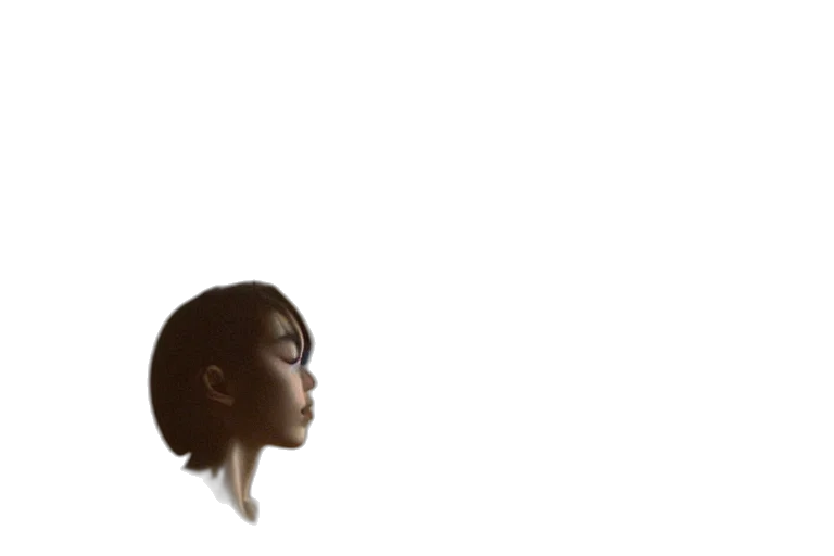 face, hair, mask, crown transparent PNG cut-out