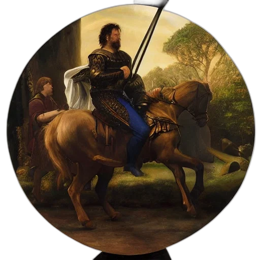 sword, dragon, fantasy art, oil painting transparent PNG cut-out