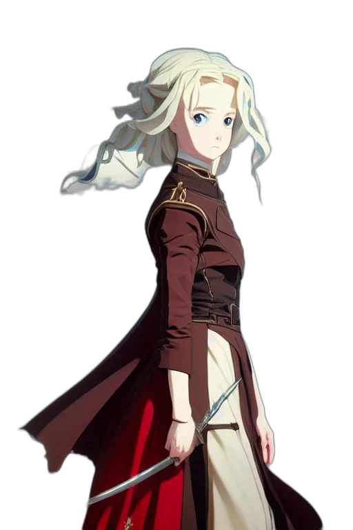 staff, dress, sword, crown transparent PNG cut-out