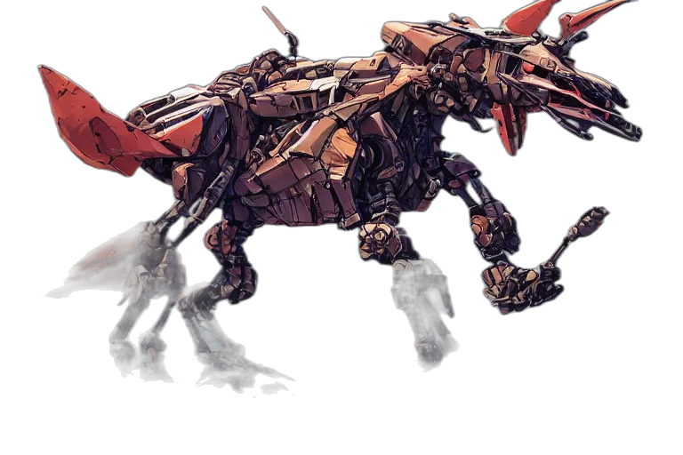 robot, animal, dragon, weapon transparent PNG cut-out