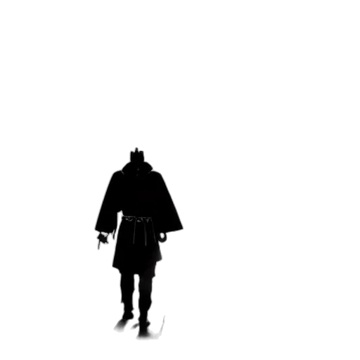 mask, sword, staff, jacket transparent PNG cut-out