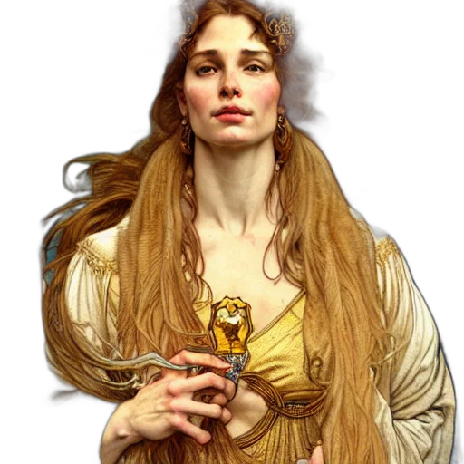 jewelry, crown, face, staff transparent PNG cut-out