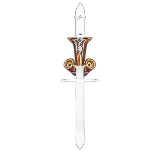 sword, staff, jewelry, crown transparent PNG cut-out