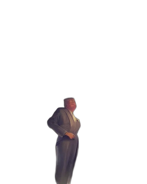 staff, jacket, robot, face transparent PNG cut-out