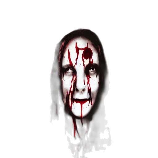 face, mask, creature, concept art transparent PNG cut-out
