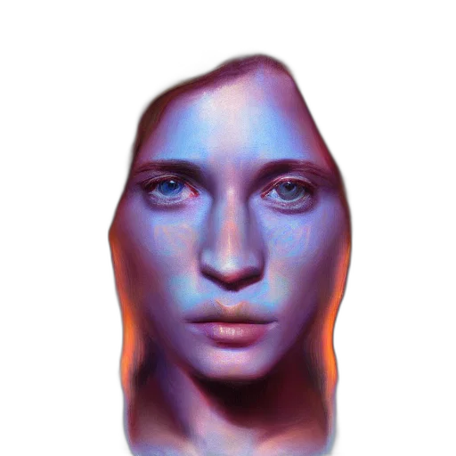 face, robot, mask, creature transparent PNG cut-out