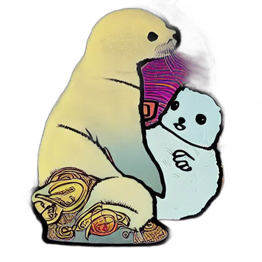 creature, animal, concept art, pixel art transparent PNG cut-out
