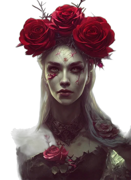 face, crown, mask, flower transparent PNG cut-out