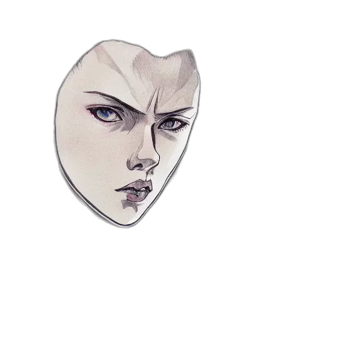 mask, face, creature, jewelry transparent PNG cut-out