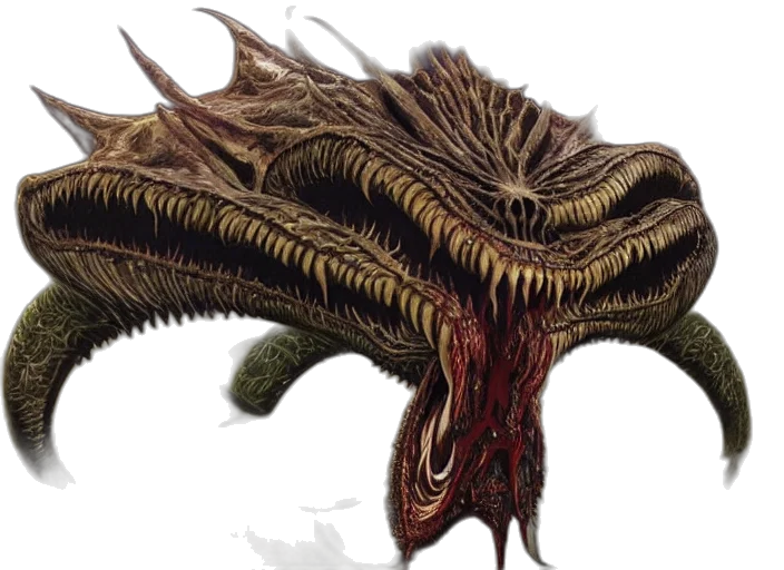 dragon, creature, animal, hair transparent PNG cut-out
