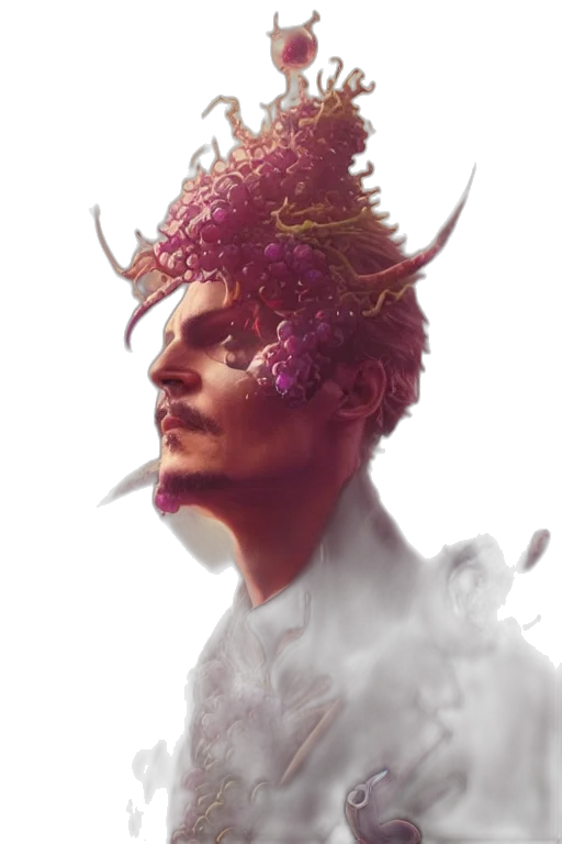 crown, face, mask, dragon transparent PNG cut-out