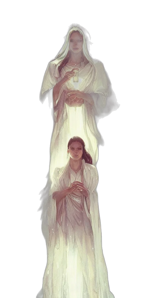 dress, staff, sword, concept art transparent PNG cut-out