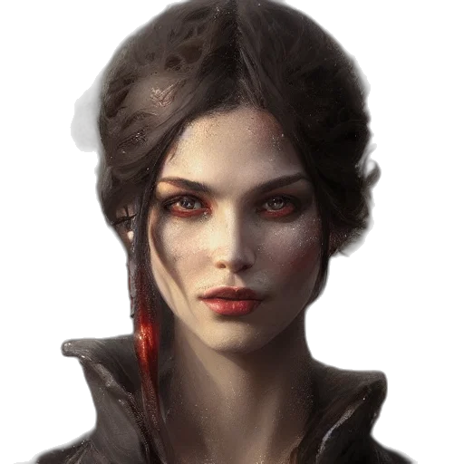 face, staff, fantasy art, concept art transparent PNG cut-out