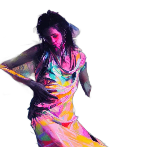 dress, photorealistic, concept art, watercolor transparent PNG cut-out