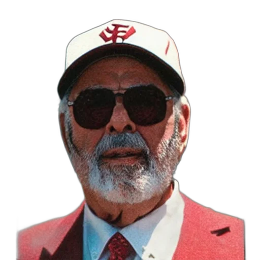 hat, jacket, staff, face transparent PNG cut-out