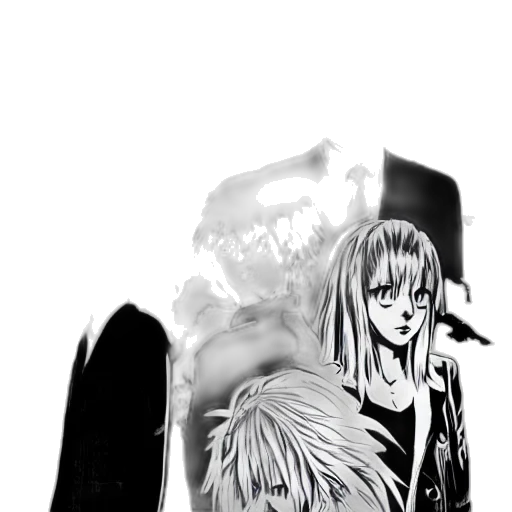sword, weapon, jacket, comic book art transparent PNG cut-out