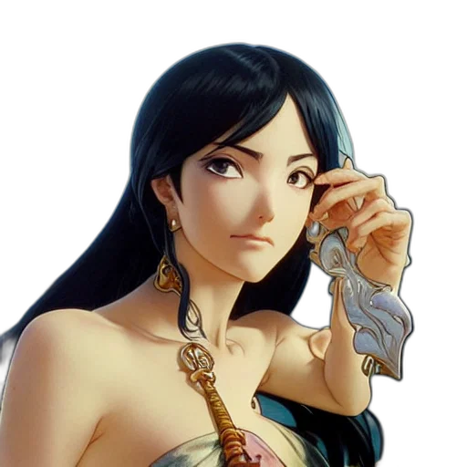 jewelry, face, dress, staff transparent PNG cut-out