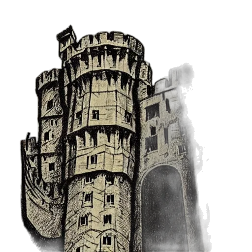 building, crown, concept art, fantasy art transparent PNG cut-out