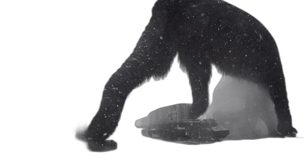 animal, creature, staff, hair transparent PNG cut-out