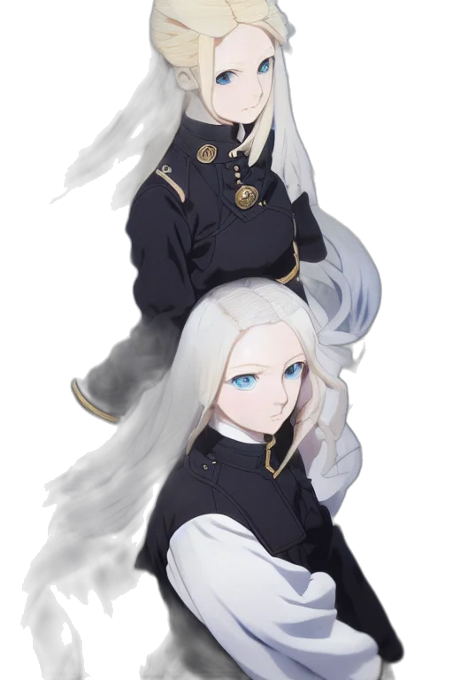 staff, crown, dress, hair transparent PNG cut-out