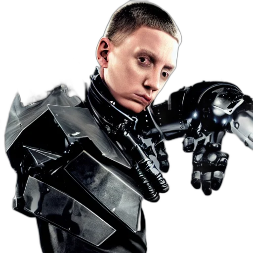 robot, staff, concept art, 3d render transparent PNG cut-out