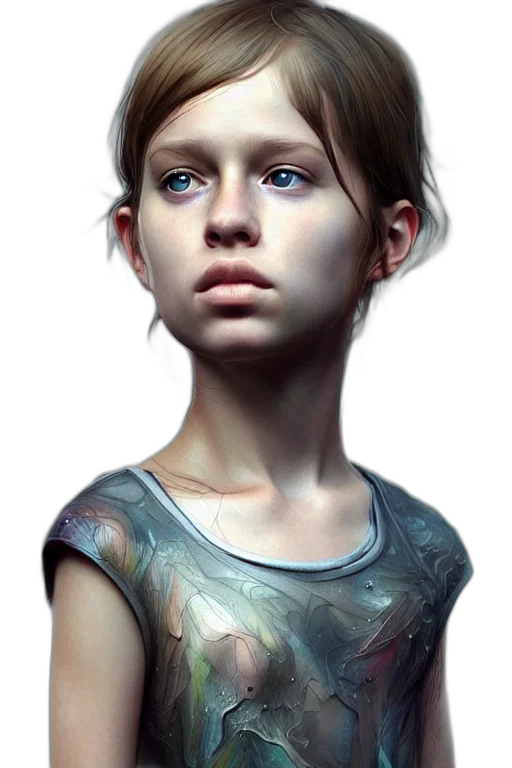 face, dress, robot, photorealistic transparent PNG cut-out