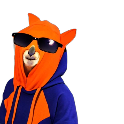jacket, animal, mask, creature transparent PNG cut-out