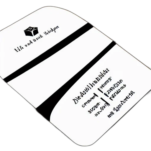 business, card, embellished, simplistic transparent PNG cut-out