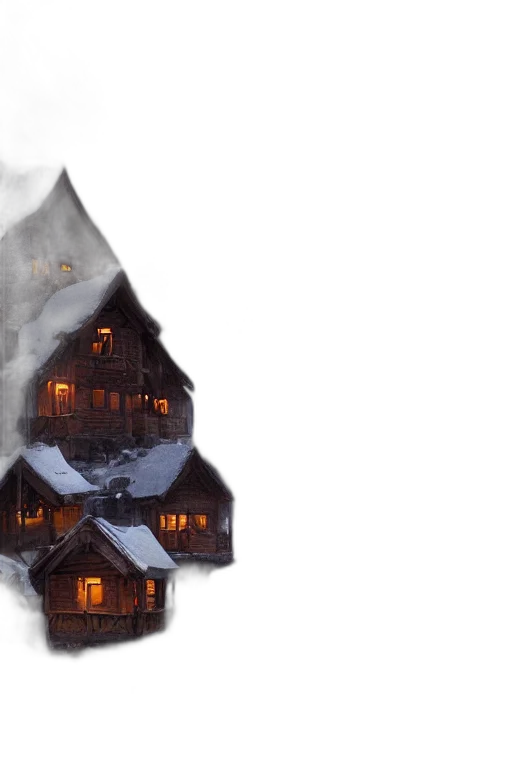 building, concept art, 3d render, photorealistic transparent PNG cut-out
