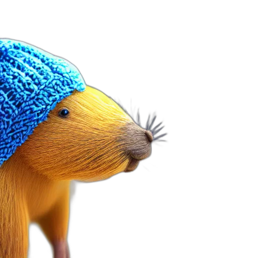 hat, animal, hair, creature transparent PNG cut-out