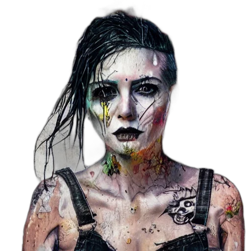 face, dress, mask, jewelry transparent PNG cut-out