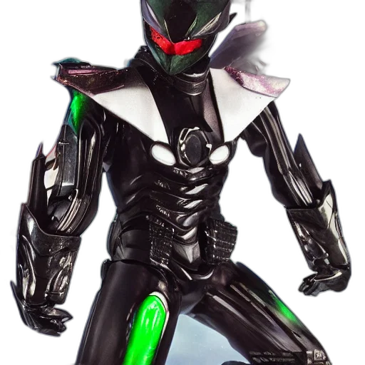 robot, concept art, 3d render, green transparent PNG cut-out