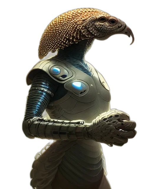 robot, animal, dragon, creature transparent PNG cut-out