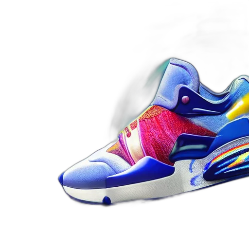 shoes, 3d render, photorealistic, concept art transparent PNG cut-out