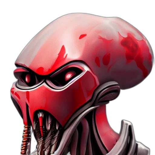 mask, creature, face, robot transparent PNG cut-out
