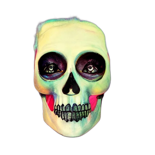 mask, face, jewelry, 3d render transparent PNG cut-out