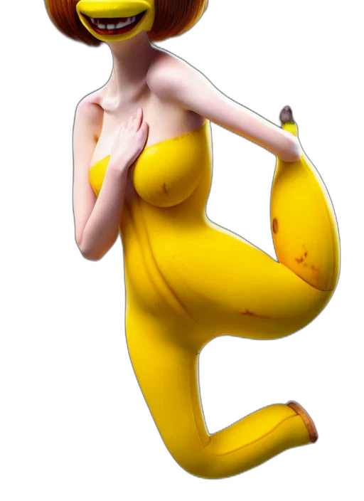dress, creature, concept art, 3d render transparent PNG cut-out