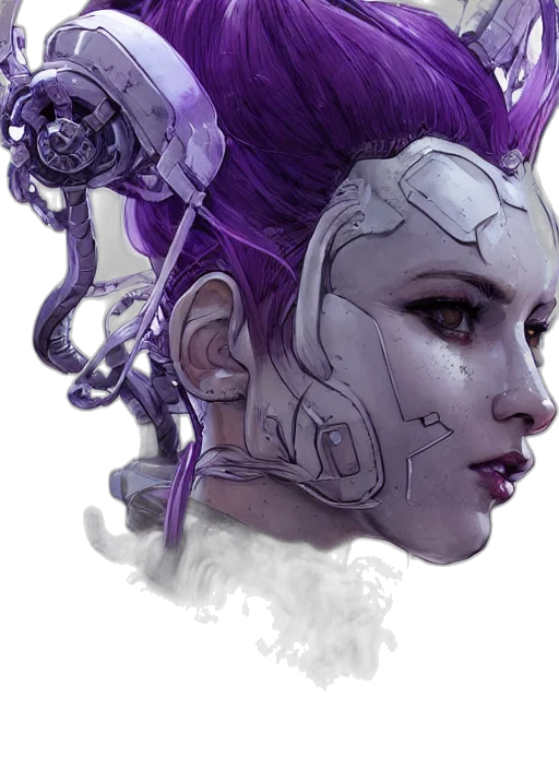 face, robot, mask, crown transparent PNG cut-out