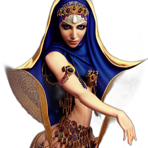 jewelry, dress, crown, fantasy art transparent PNG cut-out