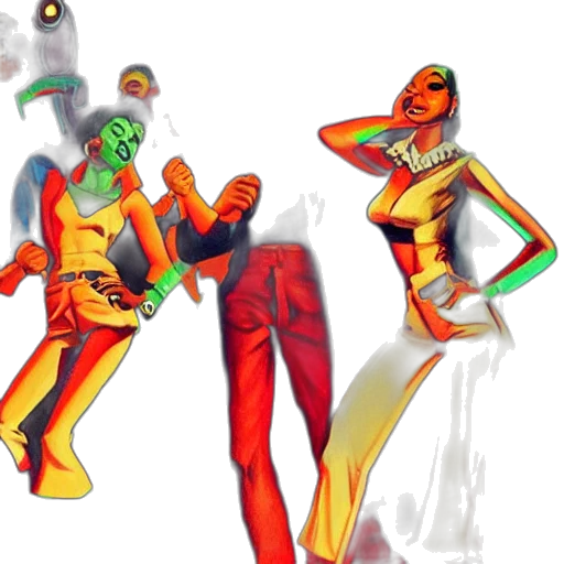 concept art, 3d render, comic book art, pixel art transparent PNG cut-out