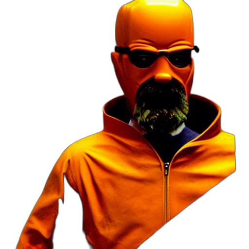 mask, jacket, face, staff transparent PNG cut-out