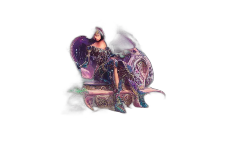 dragon, jewelry, dress, creature transparent PNG cut-out
